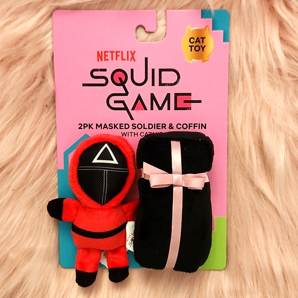 Brand New NETFLIX SQUID GAME 2 PACK CATNIP TOY
